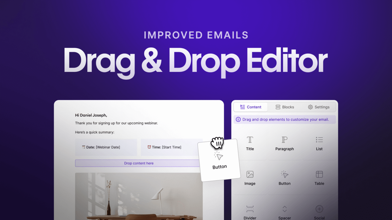 Drag-and-Drop Email Editor